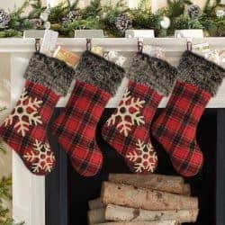 farmhouse christmas decor - Christmas Stockings