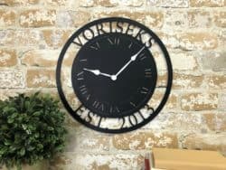 housewarming gifts for men - Personalized Metal Clock